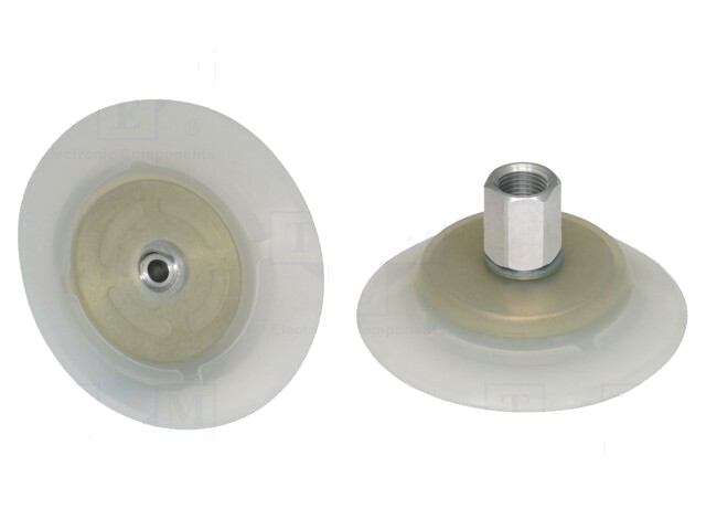 Zuignap; 80mm; G1/4-IG; Shorehardheid: 55; 25cm3; 260N; PFYN Zuignap; 80mm; G1/4-IG; Shorehardheid: 55; 25cm3; 260N; PFYN